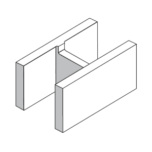 15.48 Stretcher 'H' Block Single Web - Rodgers Building and Landscaping Supplies