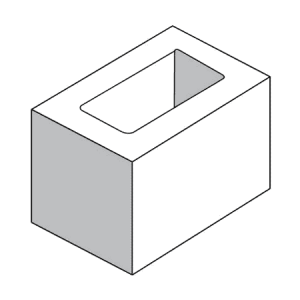 20.02 Three Quarter Block - Rodgers Building and Landscaping Supplies