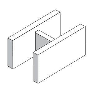 20.48 Stretcher 'H' Block Single Web - Rodgers Building and Landscaping Supplies