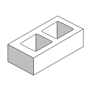 20.71 Half High Block - Rodgers Building and Landscaping Supplies