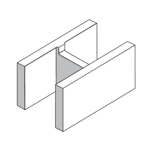 30.48 Stretcher 'H' Block Single Web - Rodgers Building and Landscaping Supplies
