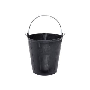 Ox Jar 15 Litre Rubber Bucket with Pouring Lip - Rodgers Building and Landscaping Supplies