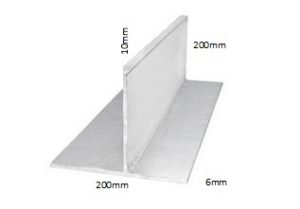 T-Beams 200mm x 200mm x 6mm x 10mm