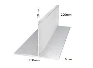 T-Beams 200mm x 200mm x 6mm x 10mm